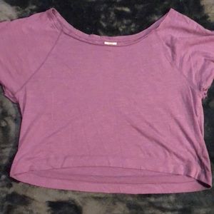 Plain PINK crop top